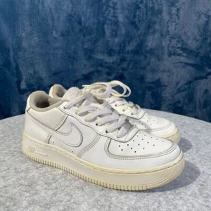 Nike Air Force 1 Triple White 314192-117 Youth US Size 4.5Y Sneaker Shoes - Picture 1 of 6
