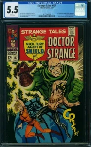 STRANGE TALES #157 "LIVING TRIBUNAL!" CGC 5.5 White Pages! 4177590006 - Picture 1 of 1