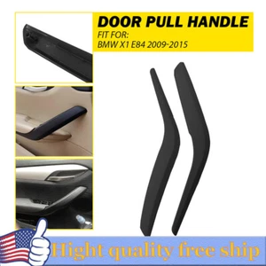 Left & Right Inner Door Handle Pull Panel Trim Black for BMW X1 E84 2009-2016 H - Picture 1 of 10