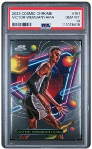 2023 Topps Chrome Cosmic Victor Wembanyama Rookie #151 PSA 10 GEM MINT SPURS RC - Bild 1 von 2