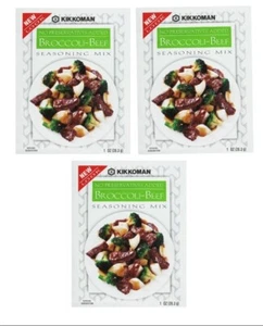 Kikkoman Brokkoli Rind Gewürzmischung Rind & Brokkoli (3er Pack) - Bild 1 von 4