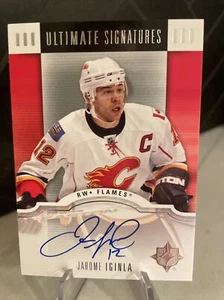 2007-08 Ultimate Collection Ultimate Signatures Jarome Iginla # US-JI Autogrqph - Picture 1 of 4