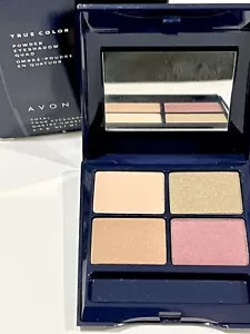 Avon True Color Eyeshadow ~ POETIC QUAD Nude Moss Teddy Bear Passion NOS - Picture 1 of 2