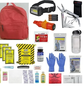 Ready America 70185 72 Hour Emergency Kit, 1-Person, 3-Day Deluxe Backpack - Picture 1 of 2