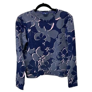 GANT Purple Floral Pullover Sweatshirt Size S - Picture 1 of 7