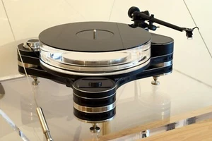 Gloss Black Acrylic Turntable Platter Mat. Fits Pro-ject, Rega Record Players - Picture 1 of 8