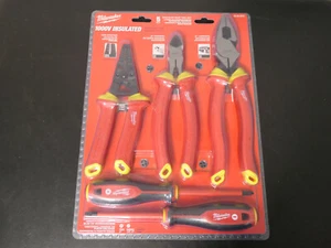 Milwaukee 48-22-2215 1000V Insulated Electricians Hand Tool Set 5 Pc NEW - Picture 1 of 6