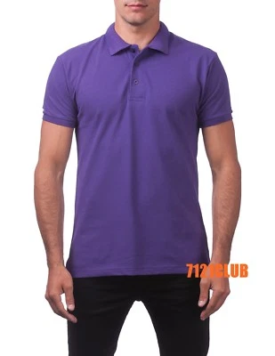 CAMISETAS POLO PRO CLUB PARA HOMBRE ROPA DE GOLF COLOR CAMISA PROCLUB GRANDE Y ALTO S-10XL Foto 1 de 2