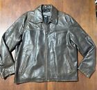 Kenneth Cole Reaction Genuine Leather Jacket   Men's Size XL