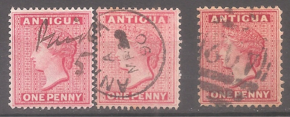 Antigua   Sc# 18-18a-20   Used   Cat Val $38   gtc - Image 1 of 1