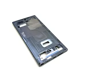 Samsung Galaxy S23 Ultra S918B LCD Mittelrahmen Displayrahmen Silber Grau B - Picture 1 of 3