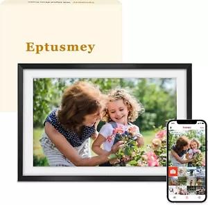 Digital 10.1" Touchscreen Picture Frame WIFI Built in 32GB Send Pictures Via App - Picture 1 of 7