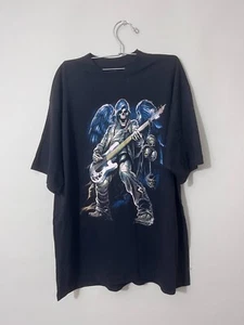 Vintage Men’s Graphic Skull Rock Tee XL - Picture 1 of 5