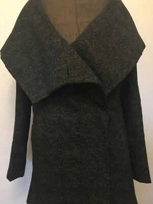 Cappotto Boemia, giacca invernale grigia con cappuccio, media, steampunk, gotico, hippie, arty - Immagine 1 di 4