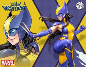 Kotobukiya Marvel Universe Wolverine Laura Kinney Bishoujo Statue NEW - Picture 1 of 12