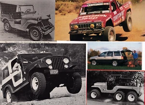 61 LOT Vintage JEEP Vehicles, Great Variety of Magazine Clips. USA Mail Is $3.60 - Picture 1 of 6