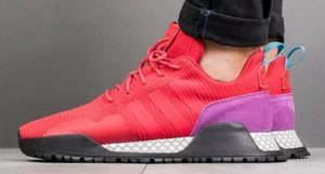 MEN'S ADIDAS ORIGINALS F/1.4 PRIMEKNIT BZ0614 TRAINERS SNEAKERS Red Black 5.5-10 - Picture 1 of 44