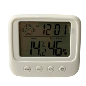 Termómetro Digital Higrómetro Temperatura Humedad Medidor Interior LCD Retroiluminado - Imagen 1 de 17