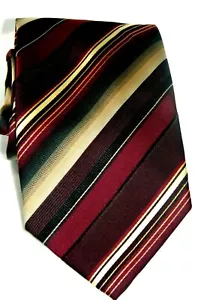 Boca Classics Krawatte lila schwarz grau geometrisch Poly 57 x 3,75 Handarbeit China - Bild 1 von 6