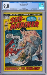 Sub-Mariner 46 CGC Graded 9.8 NM/MT Marvel Comics 1972 - Picture 1 of 2