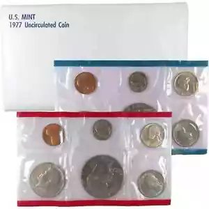 1977 U.S. MINT SET IN ORIGINAL U.S. MINT PACKAGING GEM ORIGINAL BU - Picture 1 of 1