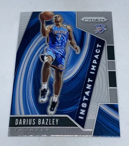 2019-20 Prizm Darius Bazley Instant Impact Rookie RC Thunder #17 - Picture 1 of 2