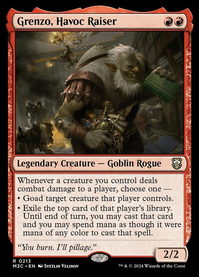 MTG - Grenzo, Havoc Raiser - Commander: Modern Horizons 3 - NM, English Magic FL - Image 1 of 1