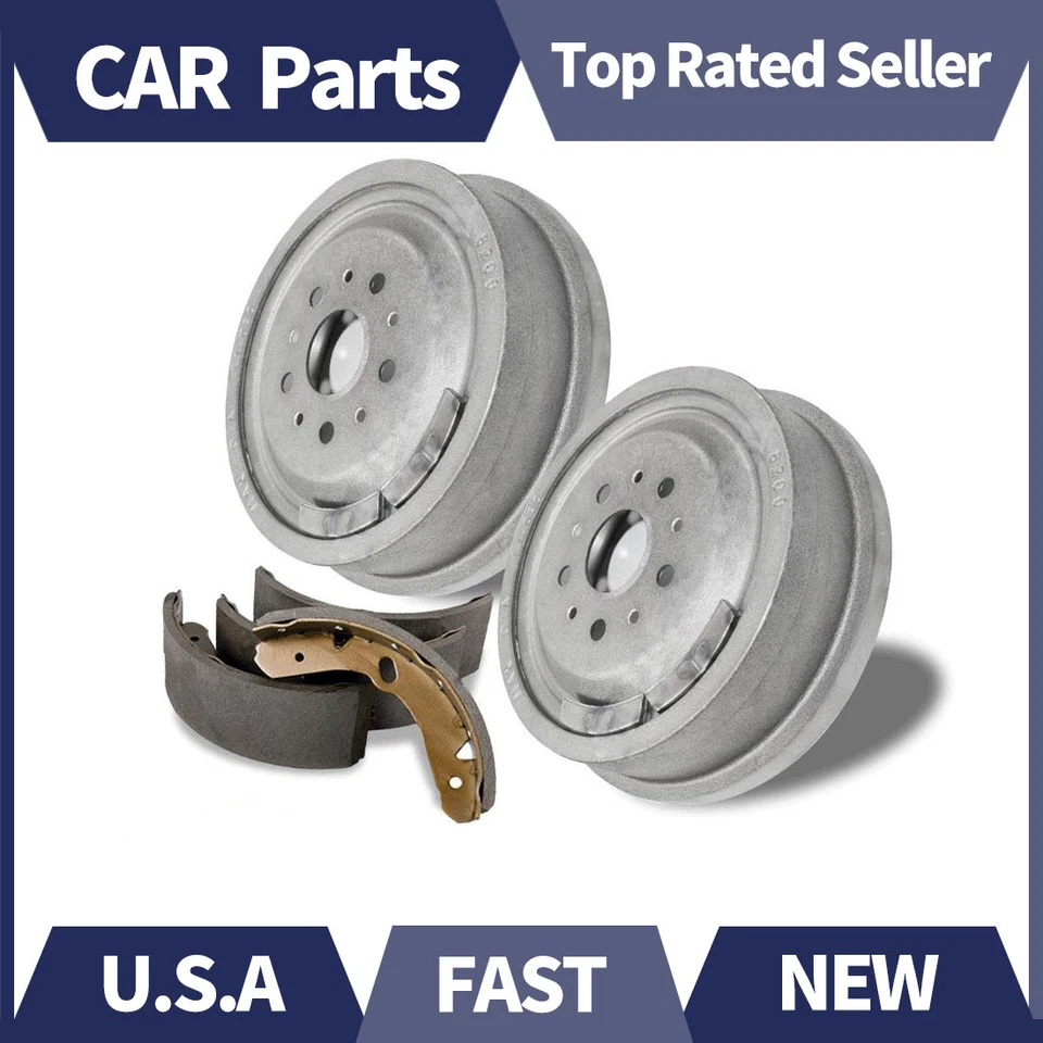 Zapatas de freno traseras 3X tambores CEDU se adapta a 91-92 Saturn SC Alto rendimiento_HL Foto 1 de 4