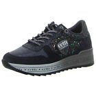 Cetti Schuhe Sneaker C-1251 SRA EXP ante glitter navy (schwarz) NEU blau