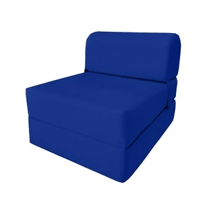 Sleeper Chair Folding Foam Bed, Convertible Cushion Mattress 6 x24x70 Royal - Picture 1 of 6
