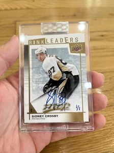 2019 Upper Deck Buy Backs Hockey Card Sidney Crosby Autograph 1/1 Sealed Rare - Picture 1 of 6
