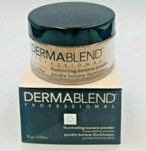 Dermablend Illuminating Banana Powder Loose Setting Powder 0.63 Oz / 18 g NIB  - Picture 1 of 4