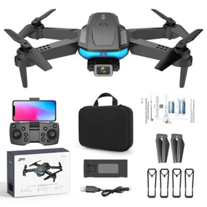 4K Dual-lens RC Drone with HD Camera Wifi FPV Drones Foldable Quadcopter 3Batter - Picture 1 of 5