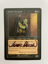 MTG ARTIST PROOF LEGIONS GOBLIN TURNCOAT NM/M SIGNED ARTIST JIM NELSON COMMON
