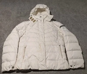 Bogner Jacket Womens 14 Fire + Ice Down Puffer Coat Skiing Parka Hiking White - Picture 1 of 24