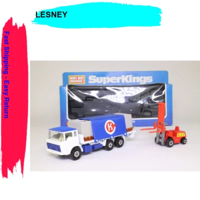 Matchbox Superkings K-34/2; DAF Pallet Truck; White/Blue, K - Image 1 of 4