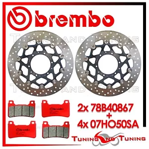 Dischi Freno Anteriore BREMBO+Pastiglie BREMBO SA Per HONDA CBR 600 RR 2007 2008 - Bild 1 von 1
