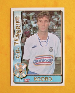 90 UH MEHO KODRO / CD TENERIFE / LEAGUE CHIPS 1996-1997 96-97 / MUNDICROMO