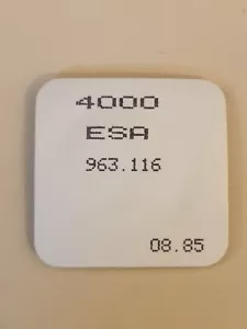 Brandneu ESA (ETA) Kaliber 963.116 - Schaltung - Teilenr. 4000 - SELTENES TEIL - Bild 1 von 3
