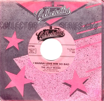 The Jelly Beans:  I Wanna Love Him So Bad / So Long .. 45 RPM 9665 - Image 1 of 3