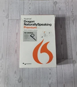 Nuance Dragon NaturallySpeaking Premium Version 13 Wireless Bluetooth No Disc - Picture 1 of 5