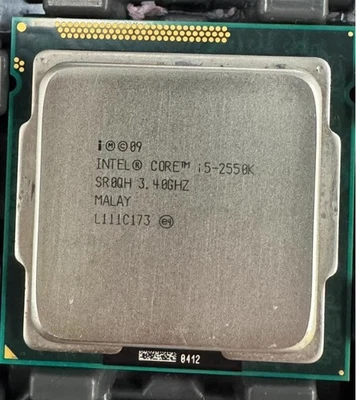 2nd Gen Intel Core i5-2550K LGA 1155 CPU Processor SR0QH 3.4GHz Quad Core 95W - Image 1 of 2