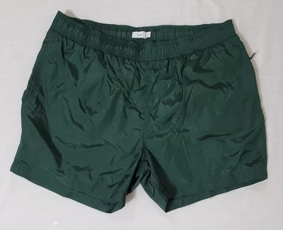 Bañador Onia Nylon Arrugado Multifuncional 5" Verde Bosque NUEVO CON Bolso XXL Foto 1 de 4