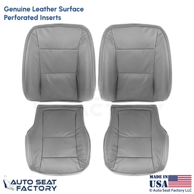 Fundas de repuesto de cuero genuino gris ceniza para Mercedes Benz Clase S S550 2010-2013 Foto 1 de 4