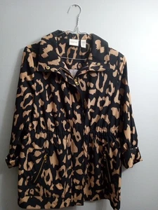 ZENERGY CHICOS SIZE 00 Women’s Medium Lightweight Jacket ROLL TAB SLEEVE Pockets - Picture 1 of 9