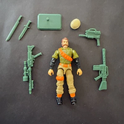 РЕДКАЯ 1993 HASBRO GI JOE AMBUSH v2 DINO HUNTER ФИГУРКА 100% CMPLT ТУГО MT-/MT - Изображение 1 из 4