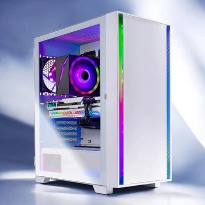 Custom ARGB Gaming Desktop PC i7 up to 64GB RAM 1TB SSD NO GPU Windows 11 - Image 1 of 4