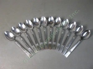 Cuchara sopera ovalada Gorham Balauster de acero inoxidable de 18/8 lugares de 7 1/8" pulgadas martillada sin precio base - Imagen 1 de 5