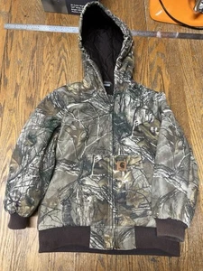 Abrigo Chaqueta de Caza Carhartt Real Tree Niños Talla Juvenil Mediana De Colección Y2K - Imagen 1 de 3
