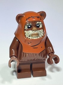 Lego Wicket Ewok Minifigure Star Wars Jedi 8038 Used Good Condition sw1435 #26